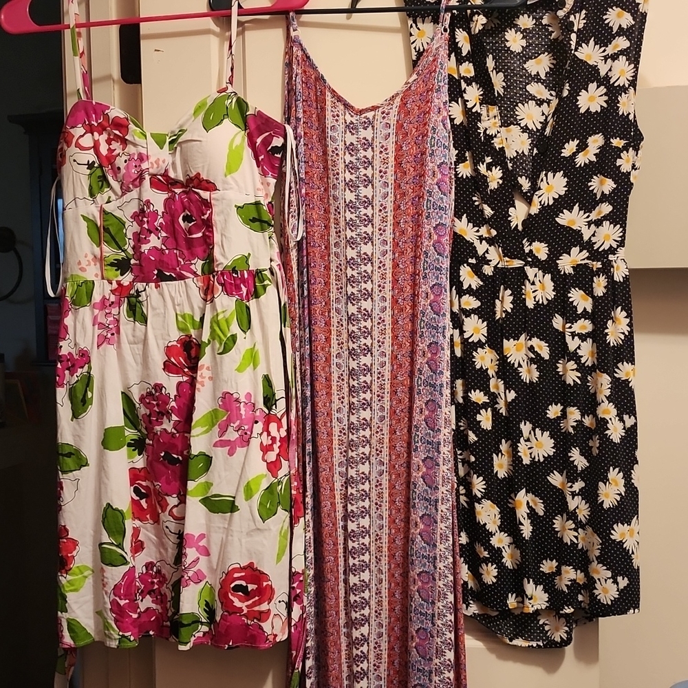 Maxi dress two short dresses
